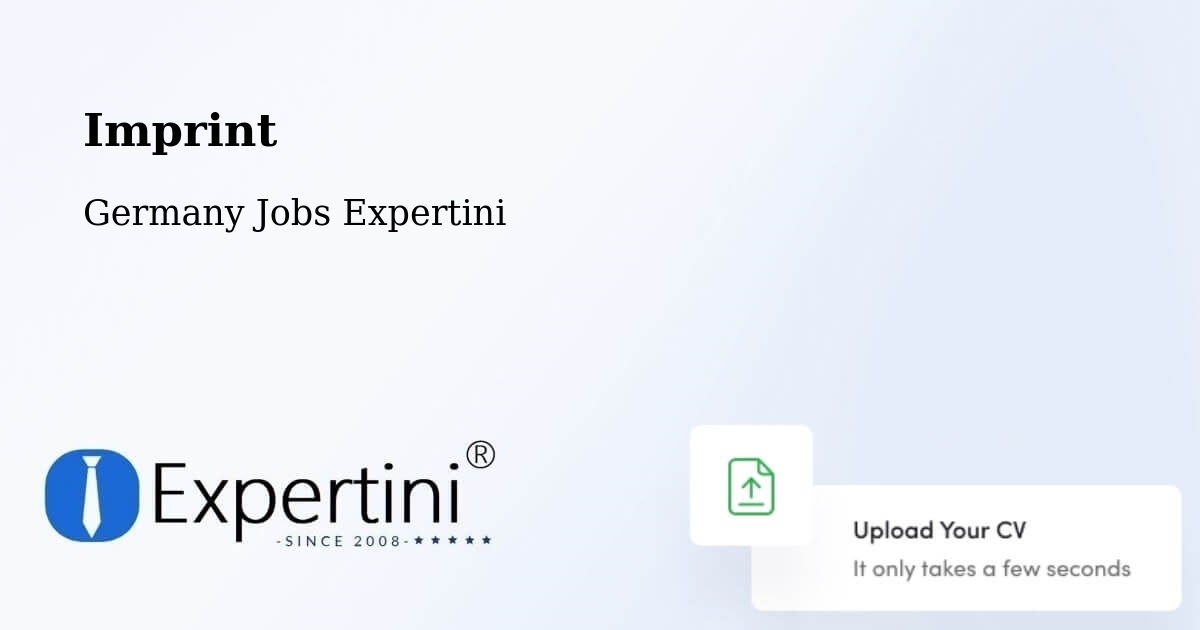 Imprint – Nübbel - Germany Jobs Expertini