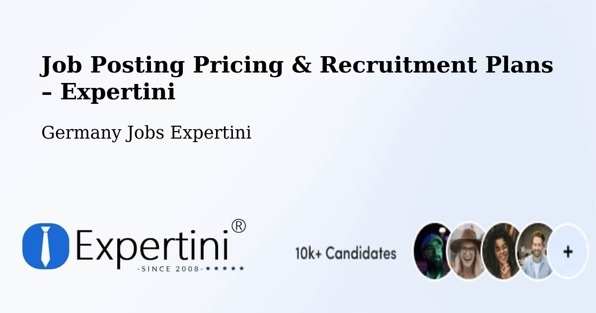 Job Posting Pricing & Recruitment Plans – Nübbel - Nübbel, Germany Jobs Expertini