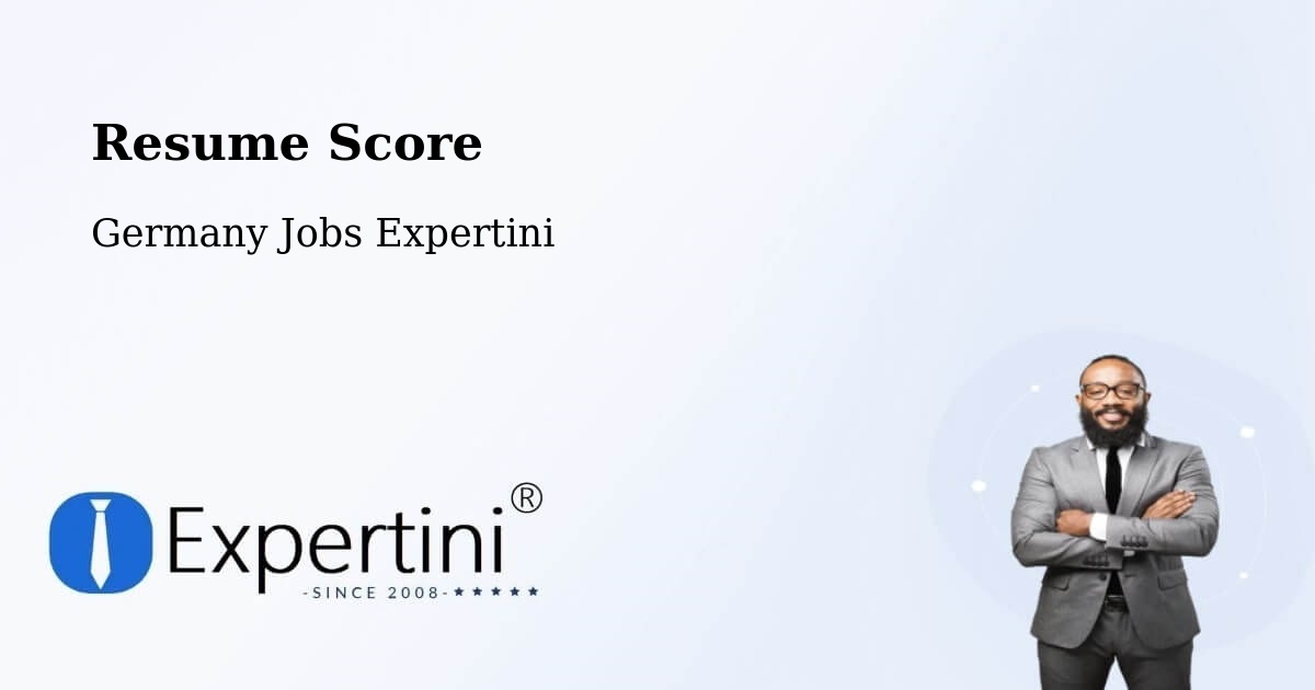 Resume Score & Job Description Match Tool – Nübbel - Germany Jobs Expertini