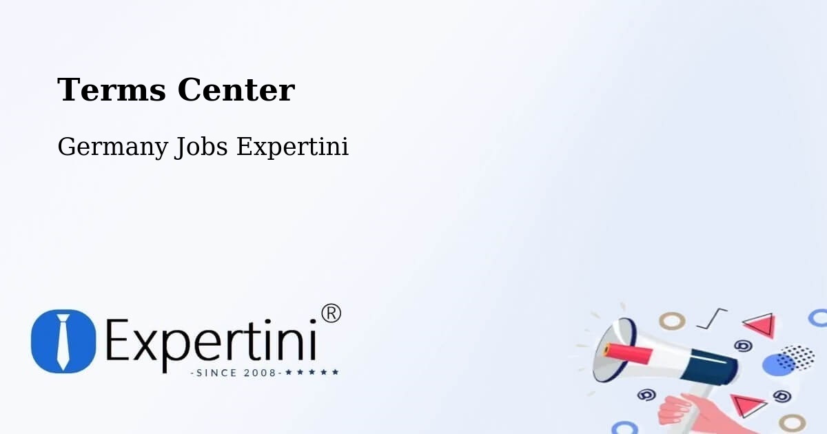 Terms Center - Germany Jobs Expertini